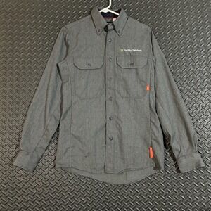 Bulwark FR iQ Series Flame Resistant Shirt S Gray CAT2‎ 2112 Walmart Services